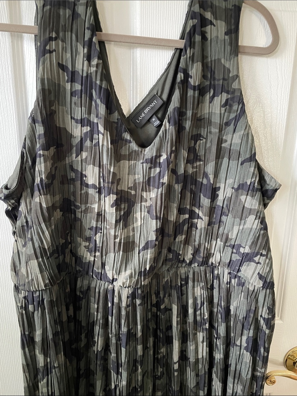 Camo design summer dress